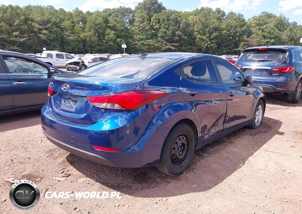 2016 Hyundai Elantra Se VIN:5NPDH4AE7GH760595 - 4