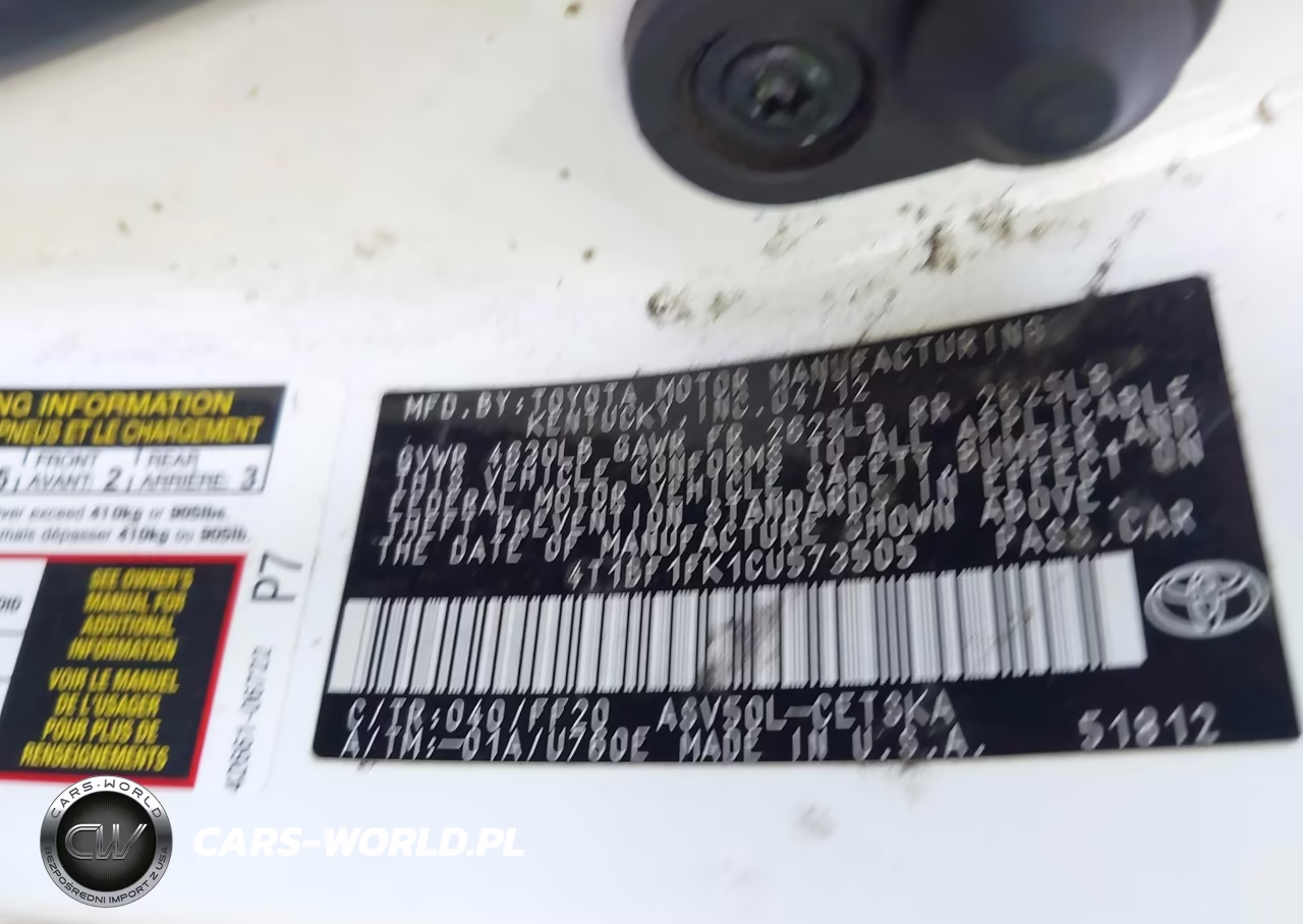 2012 Toyota Camry Se VIN:4T1BF1FK1CU573505 - 9