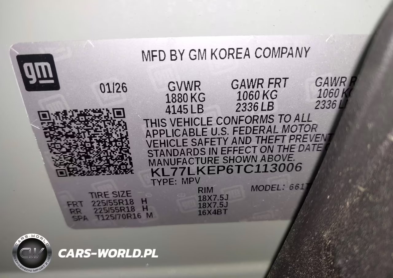 2026 Chevrolet Trax Fwd Activ VIN:KL77LKEP6TC113006 - 9
