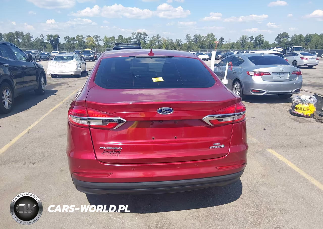 2019 Ford Fusion Hybrid Se VIN:3FA6P0LU6KR212768 - 16