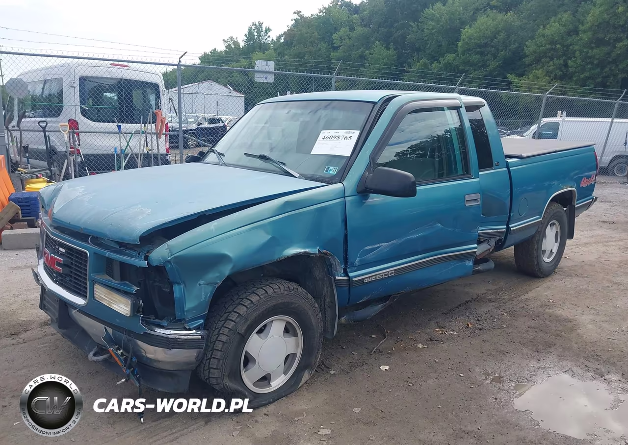 1998 GMC Sierra 1500 Sl Wideside VIN:2GTEK19R1W1546164 - 2