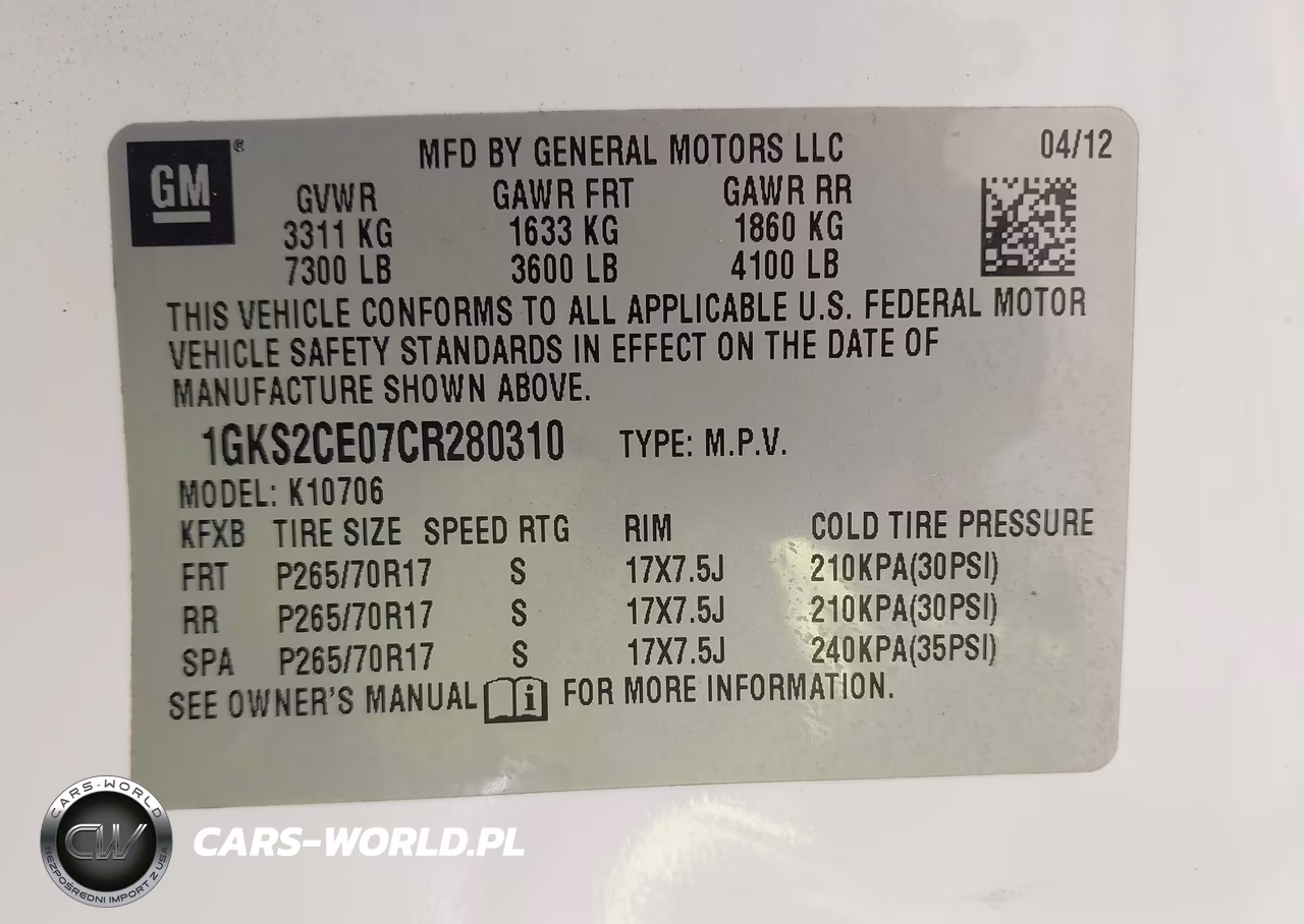 2012 GMC Yukon Slt VIN:1GKS2CE07CR280310 - 9
