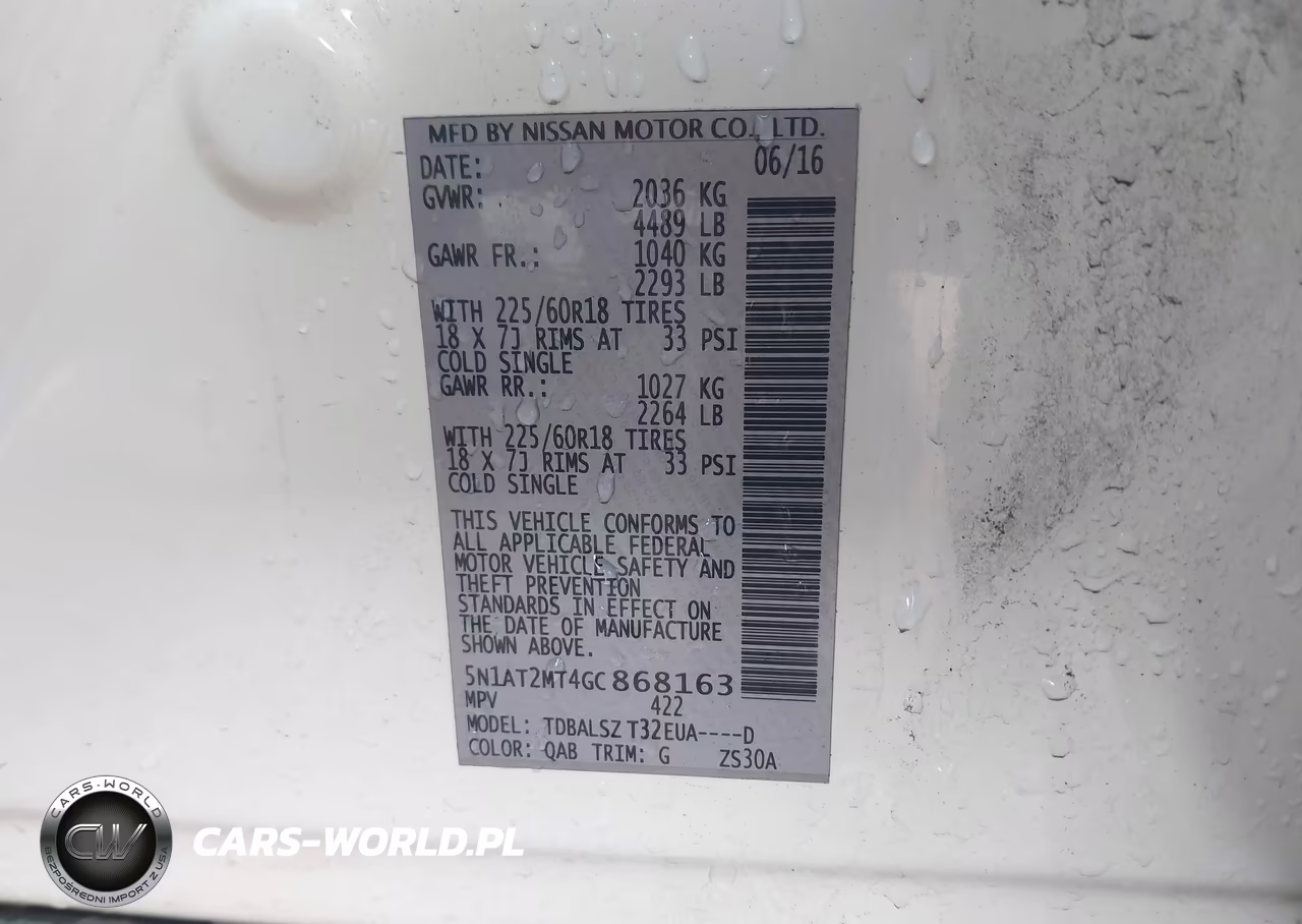 2016 Nissan Rogue Sl VIN:5N1AT2MT4GC868163 - 9