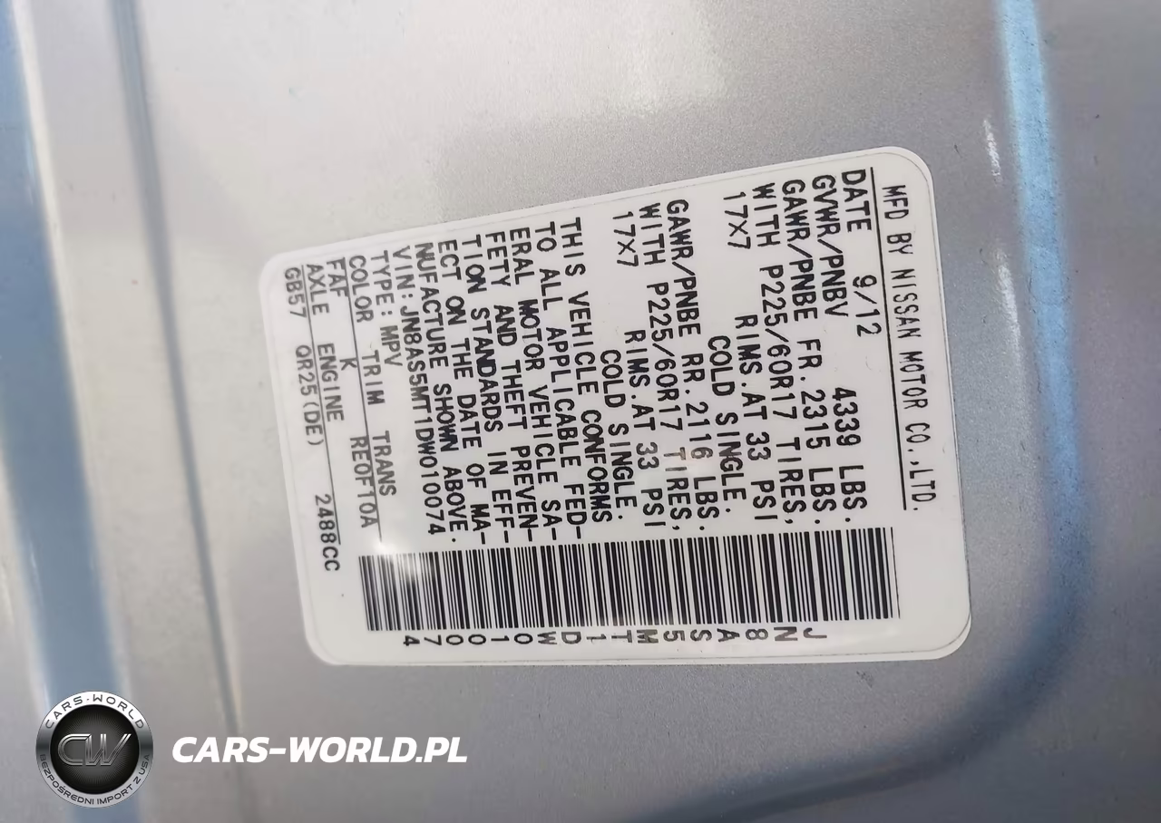 2013 Nissan Rogue Sv VIN:JN8AS5MT1DW010074 - 9