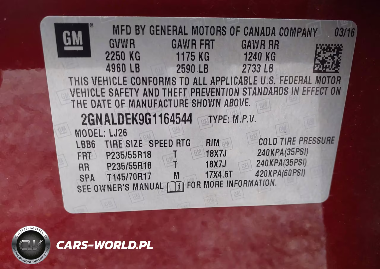 2016 Chevrolet Equinox Ltz VIN:2GNALDEK9G1164544 - 9
