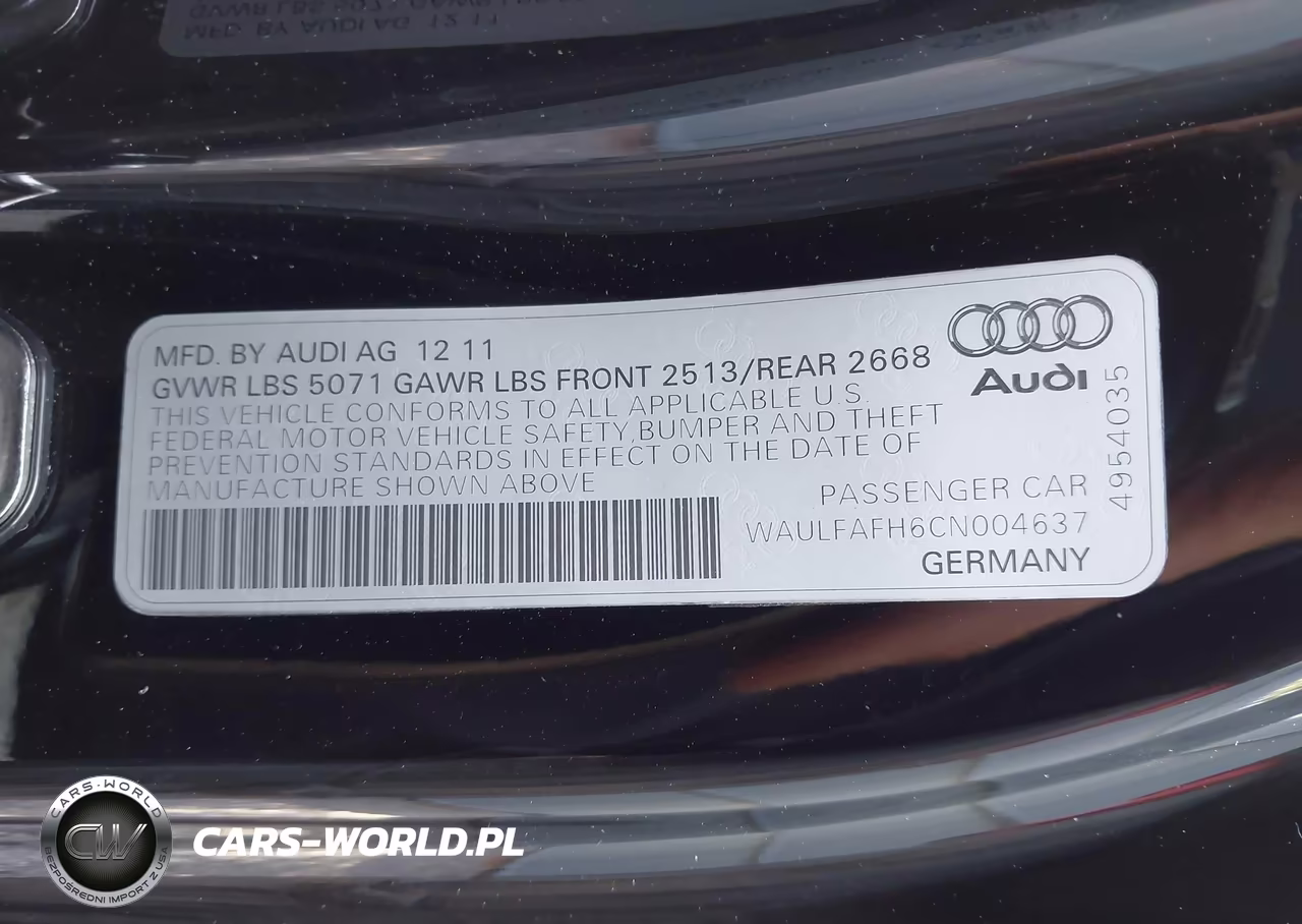2012 Audi A5 2.0T Premium VIN:WAULFAFH6CN004637 - 9