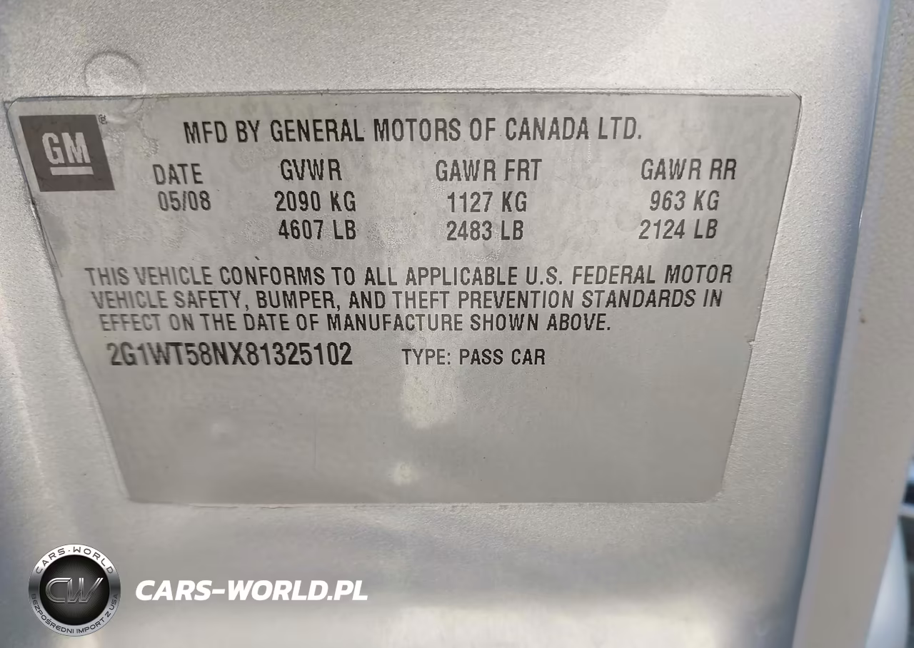 2008 Chevrolet Impala Lt VIN:2G1WT58NX81325102 - 9