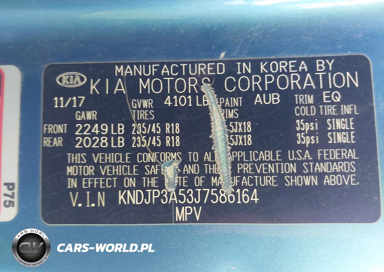 2018 Kia Soul + VIN:KNDJP3A53J7586164 - 9
