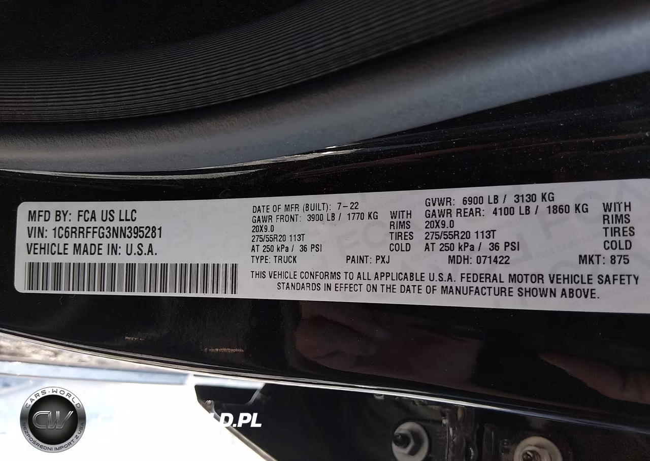 2022 Ram 1500 Big Horn 4X4 5'7 Box VIN:1C6RRFFG3NN395281 - 9