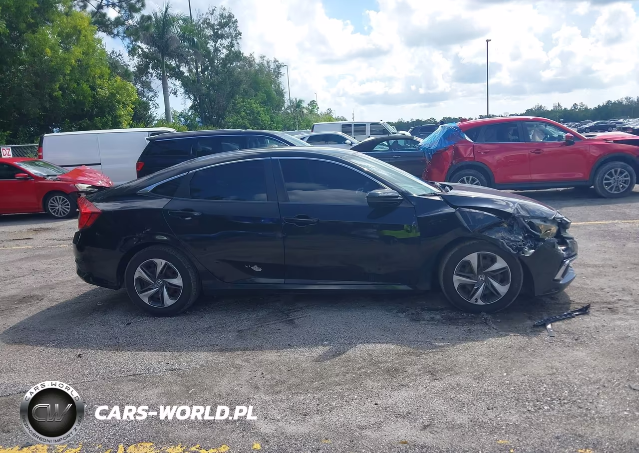 2019 Honda Civic Lx VIN:19XFC2F66KE042711 - 13