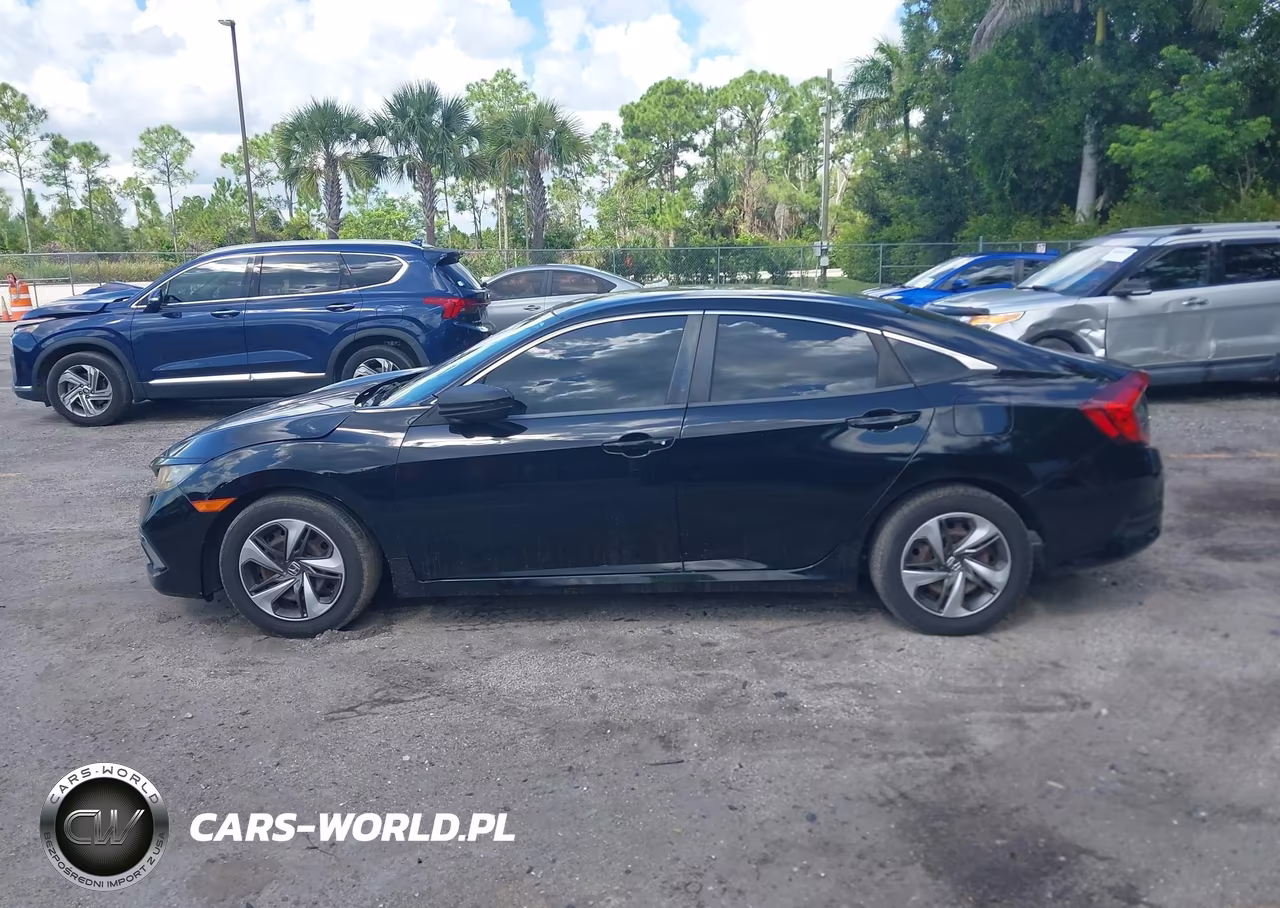 2019 Honda Civic Lx VIN:19XFC2F66KE042711 - 14