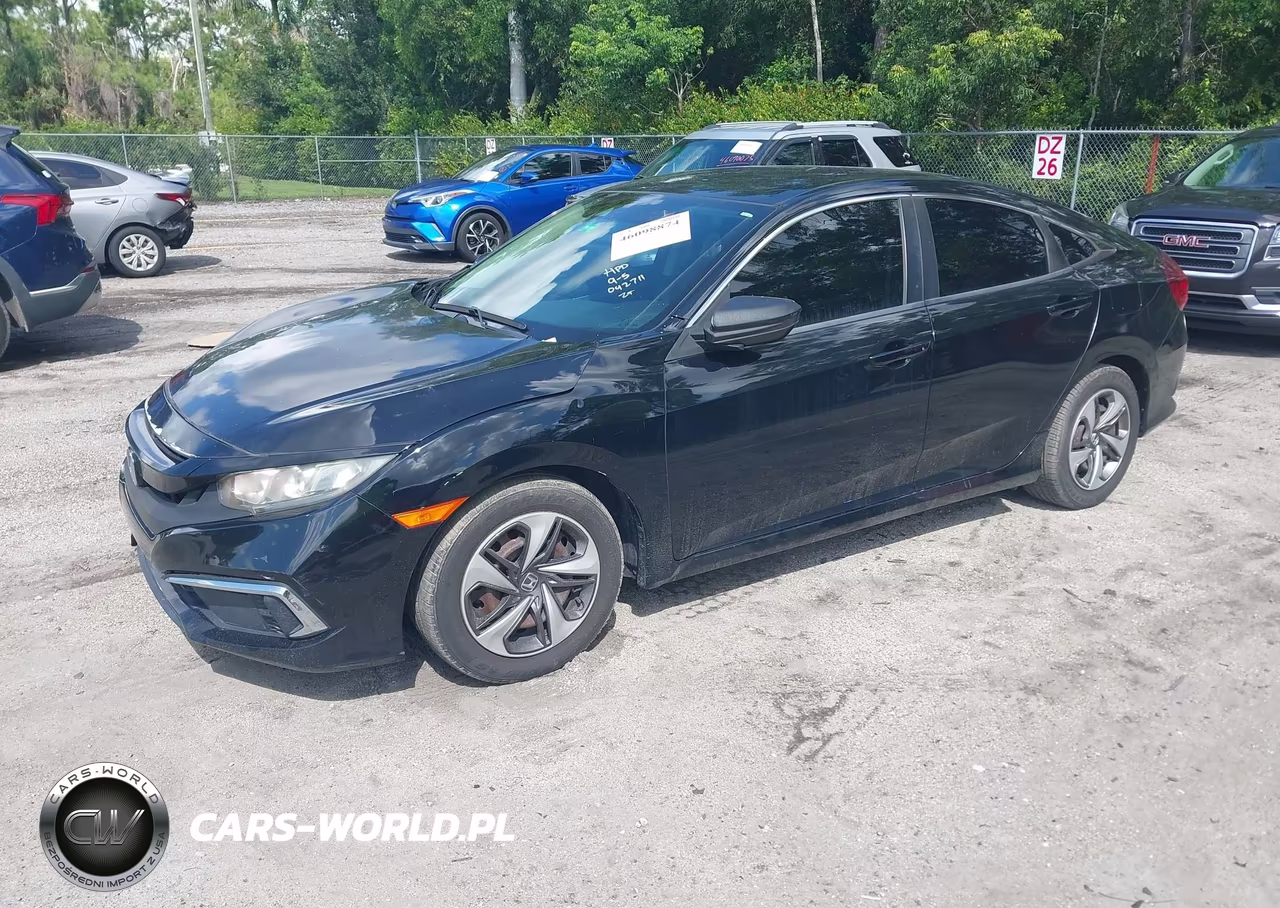 2019 Honda Civic Lx VIN:19XFC2F66KE042711 - 2