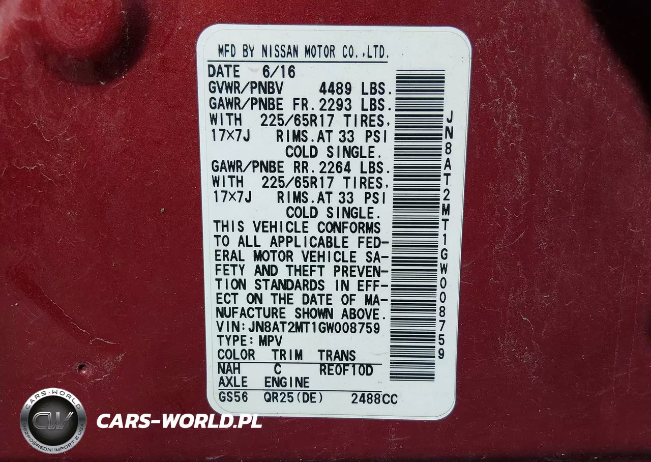 2016 Nissan Rogue S VIN:JN8AT2MT1GW008759 - 9