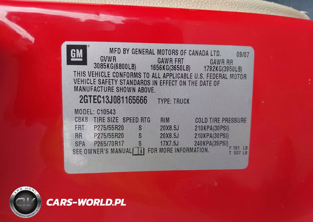 2008 GMC Sierra 1500 Sle1 VIN:2GTEC13J081165666 - 9