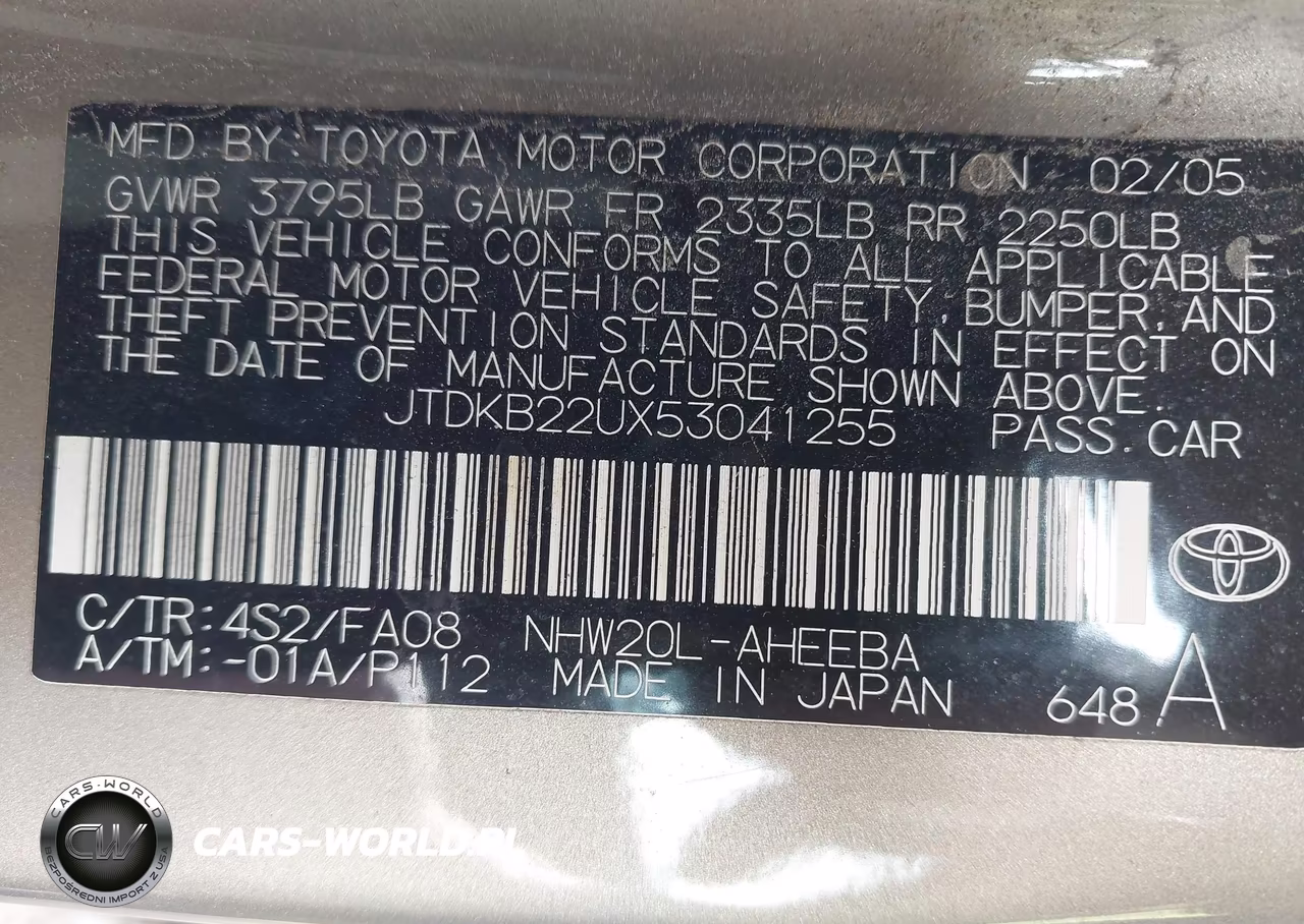 2005 Toyota Prius VIN:JTDKB22UX53041255 - 9