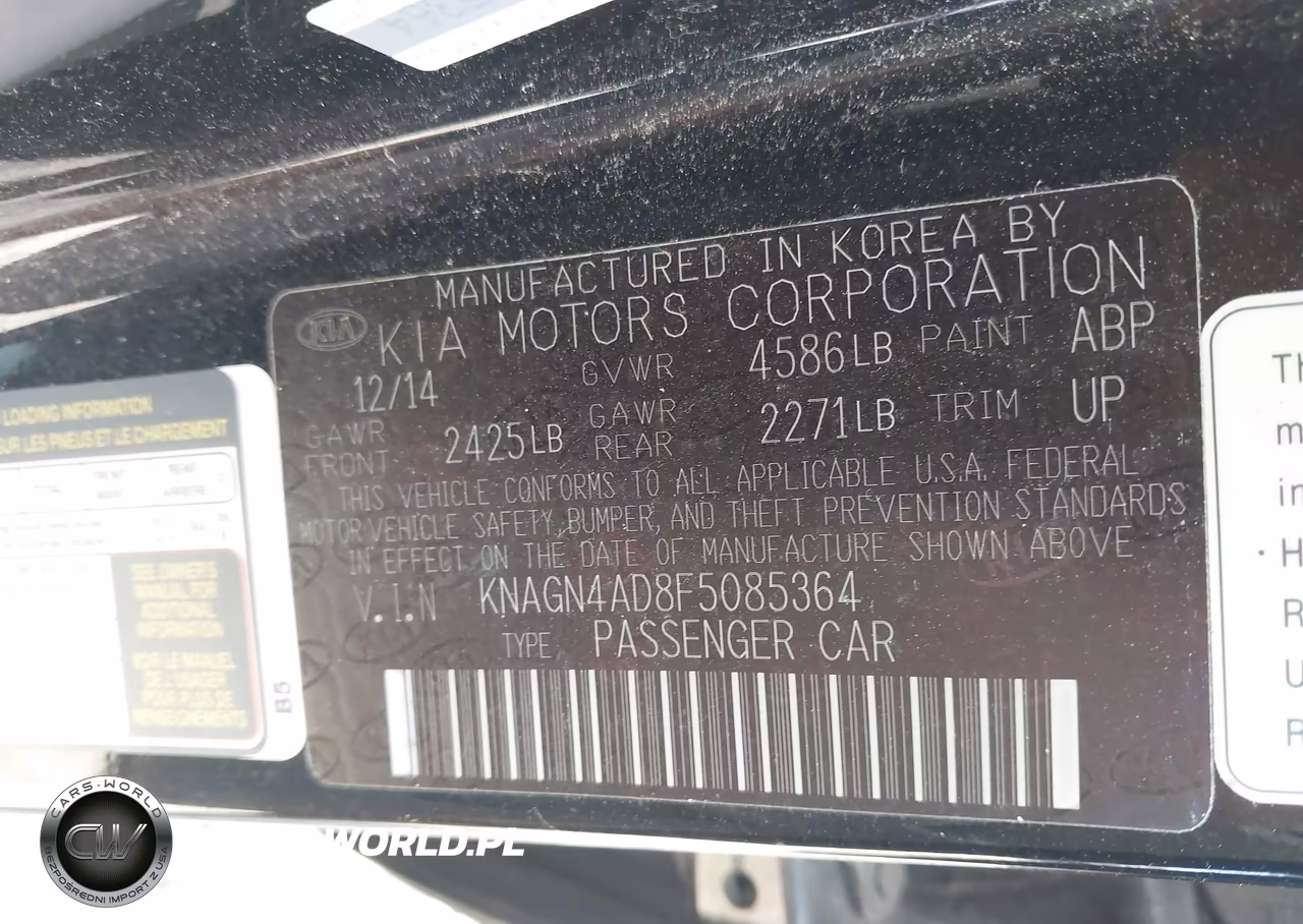 2015 Kia Optima Hybrid Ex VIN:KNAGN4AD8F5085364 - 9