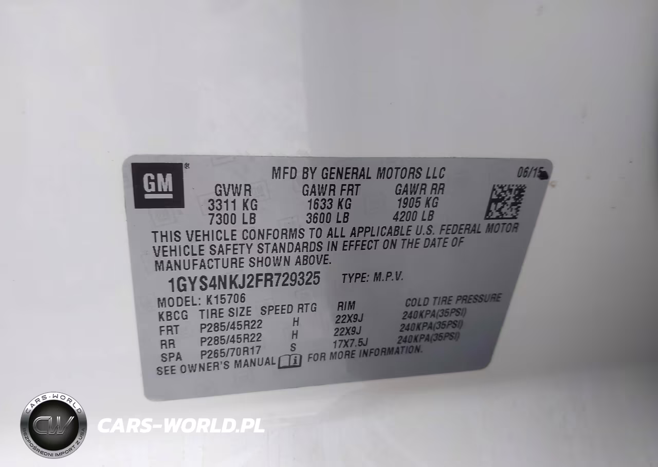 2015 Cadillac Escalade Premium VIN:1GYS4NKJ2FR729325 - 9