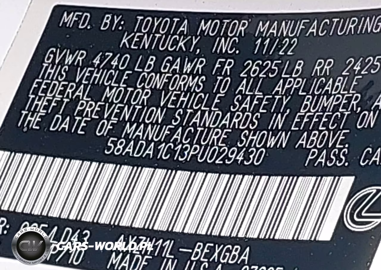 2023 Lexus Es 300H VIN:58ADA1C13PU029430 - 9