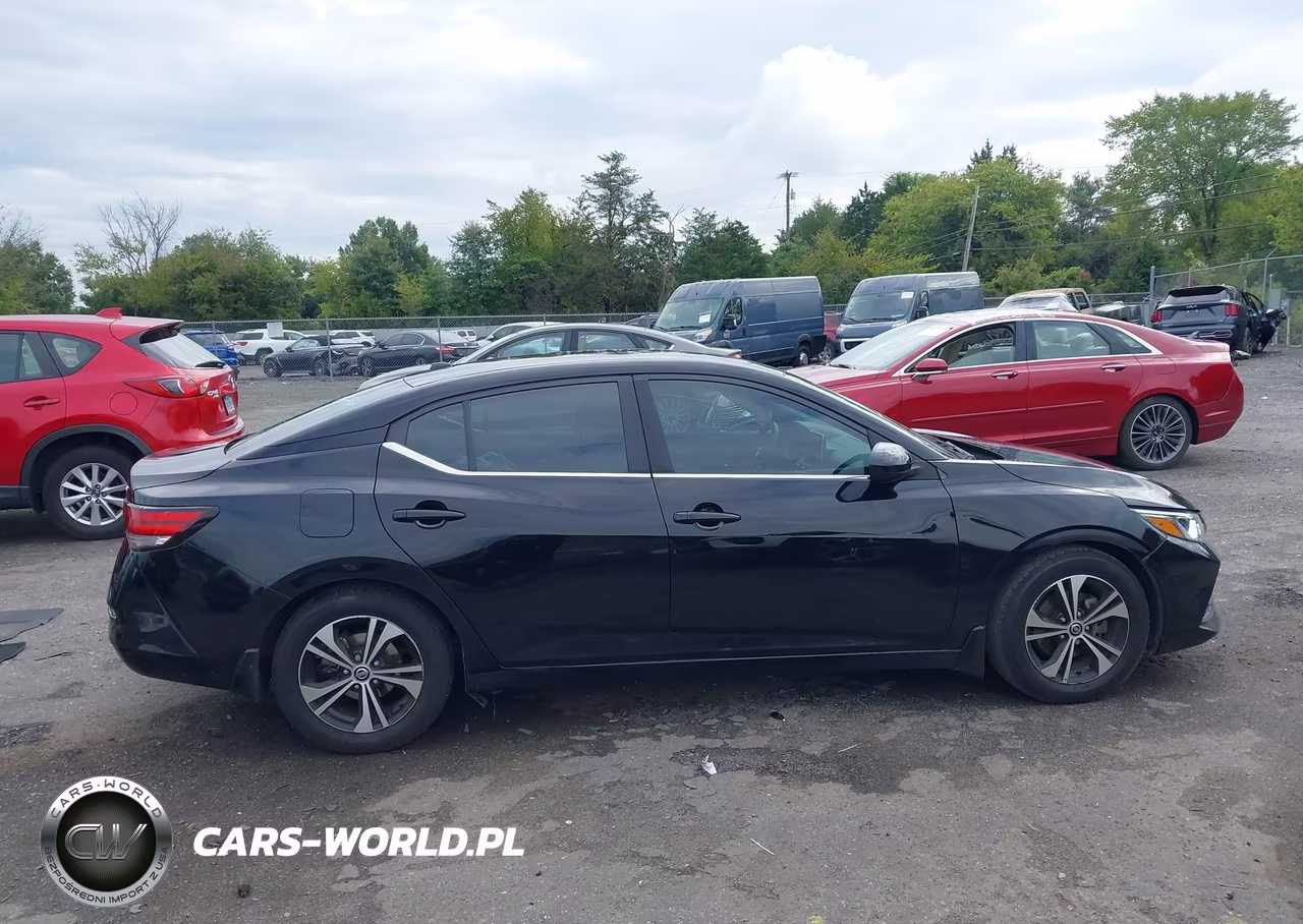 2021 Nissan Sentra Sv Xtronic Cvt VIN:3N1AB8CV1MY259566 - 13