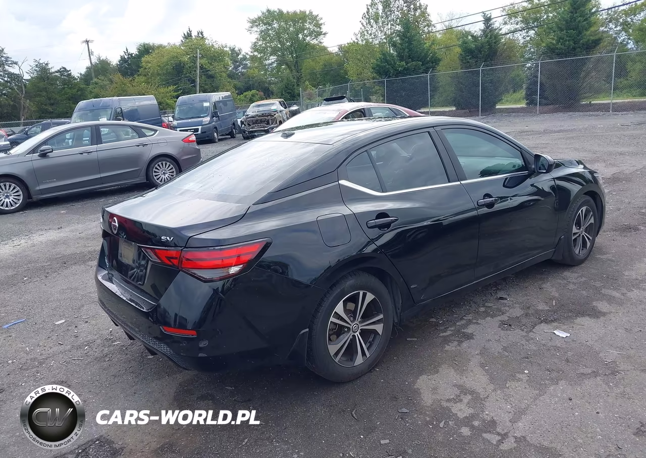 2021 Nissan Sentra Sv Xtronic Cvt VIN:3N1AB8CV1MY259566 - 4