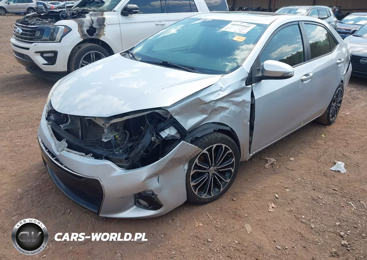 2015 Toyota Corolla S Plus VIN:2T1BURHE6FC356548 - 2
