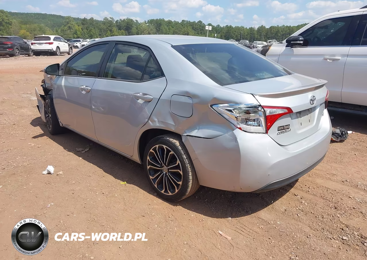 2015 Toyota Corolla S Plus VIN:2T1BURHE6FC356548 - 3