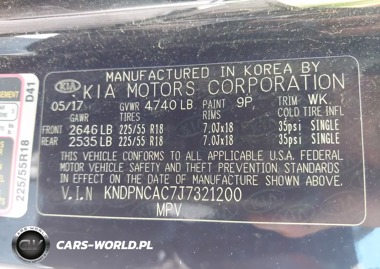 2018 Kia Sportage Ex VIN:KNDPNCAC7J7321200 - 9