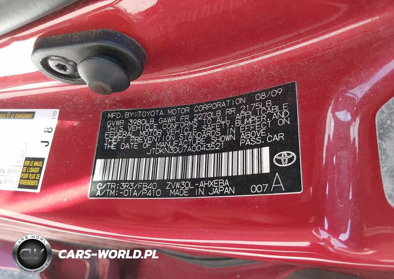 2010 Toyota Prius Iii VIN:JTDKN3DU7A0043521 - 9