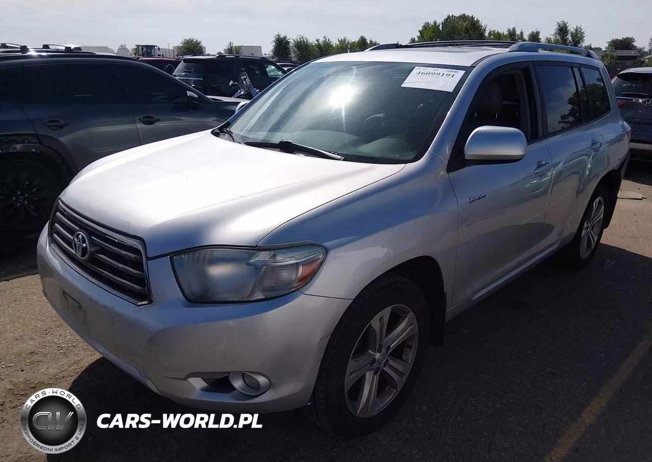 2010 Toyota Highlander Sport V6 VIN:5TDEK3EH0AS007187 - 2