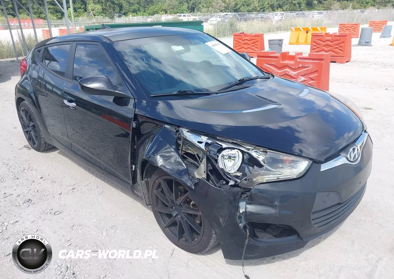 2014 Hyundai Veloster Flex W-Black VIN:KMHTC6AD7EU212883 - 1