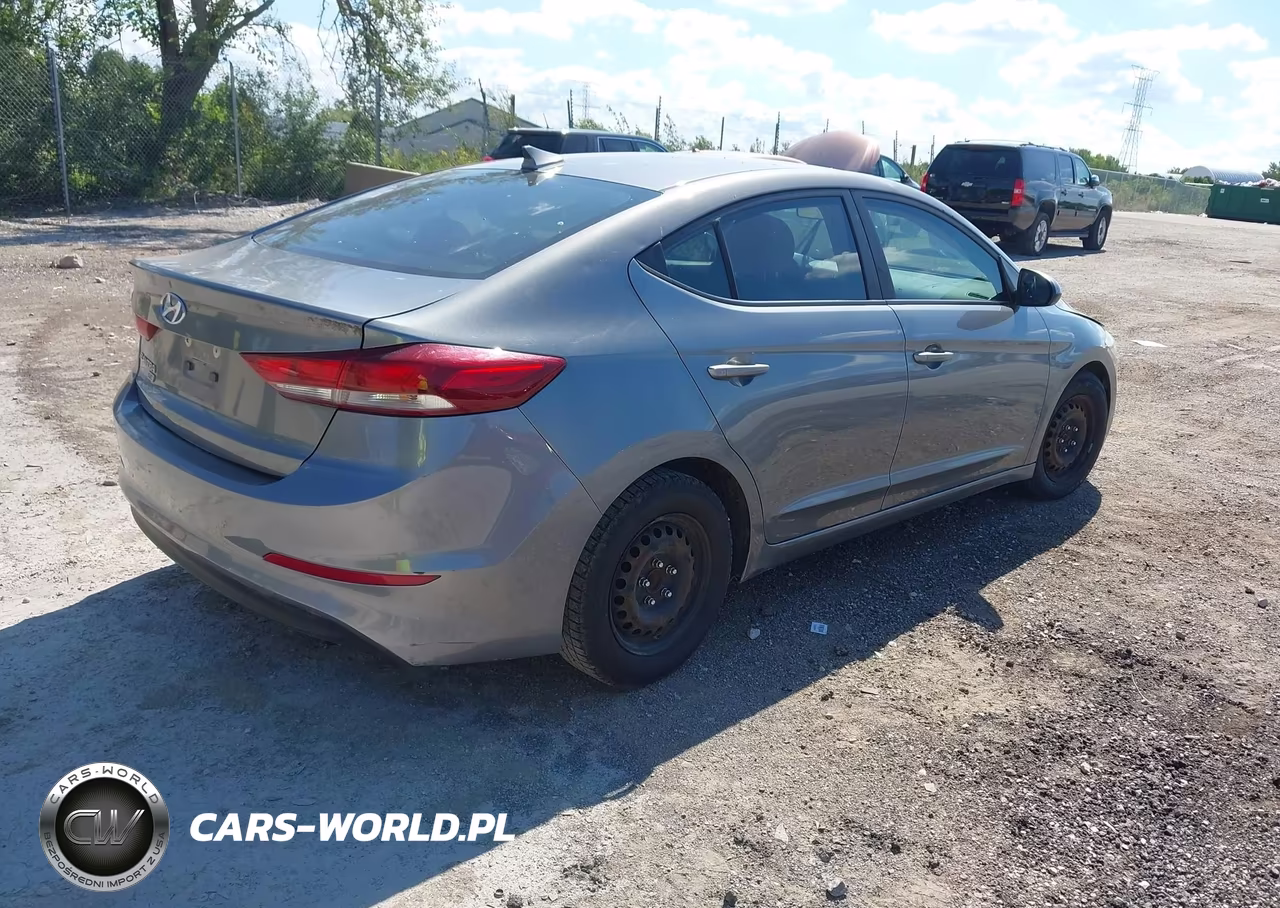 2017 Hyundai Elantra Se VIN:KMHD74LF0HU100071 - 4