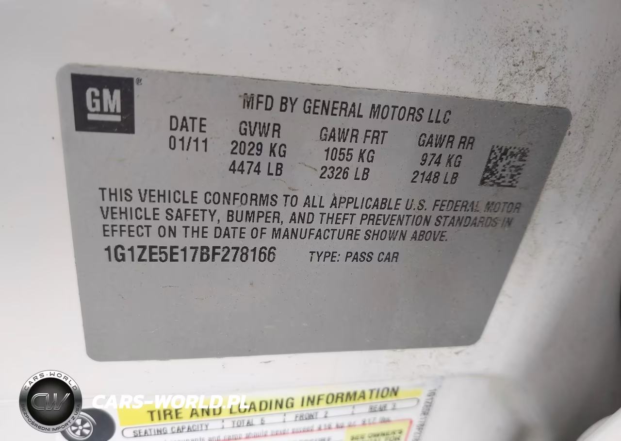 2011 Chevrolet Malibu Ltz VIN:1G1ZE5E17BF278166 - 9