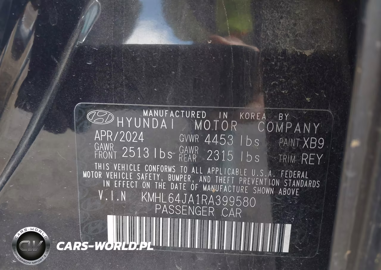 2024 Hyundai Sonata Sel VIN:KMHL64JA1RA399580 - 9