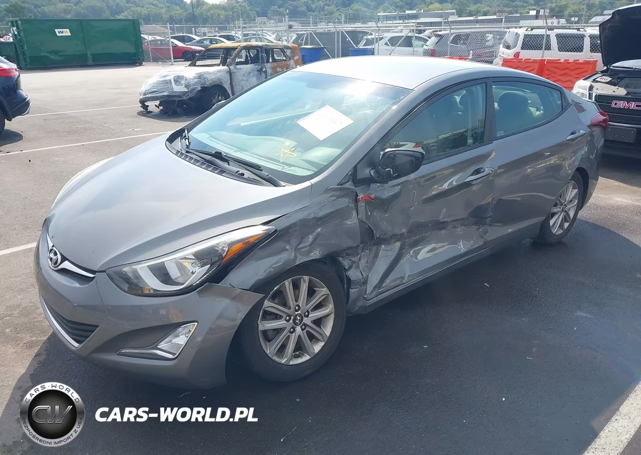 2014 Hyundai Elantra Se VIN:5NPDH4AE1EH461102 - 2