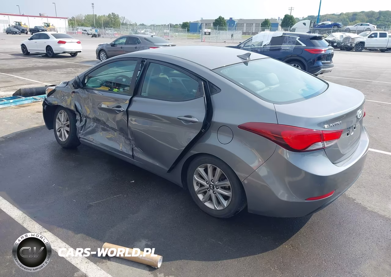 2014 Hyundai Elantra Se VIN:5NPDH4AE1EH461102 - 3