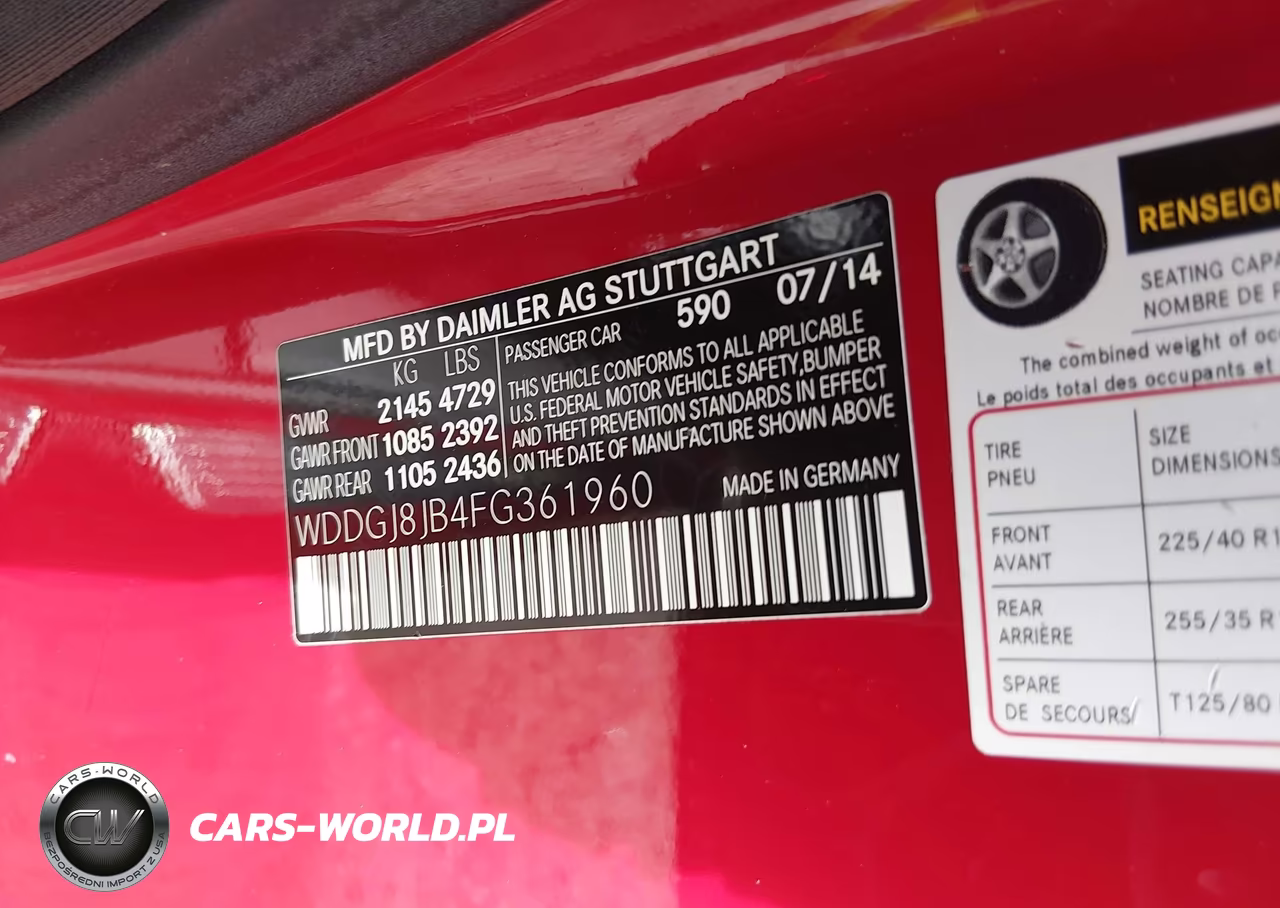 2015 Mercedes-Benz C 350 Sport 4Matic VIN:WDDGJ8JB4FG361960 - 9