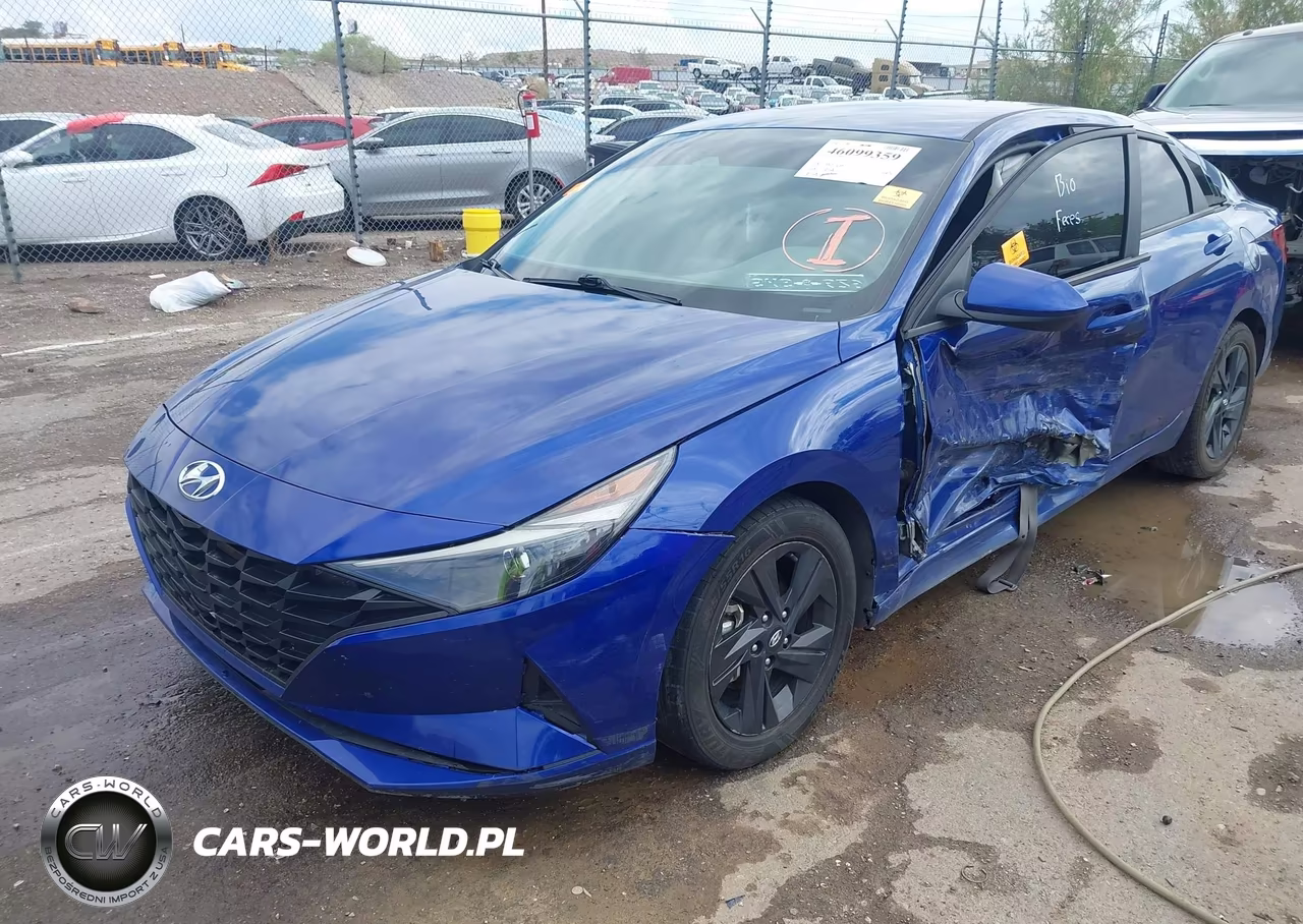2021 Hyundai Elantra Sel VIN:5NPLM4AG6MH026311 - 2
