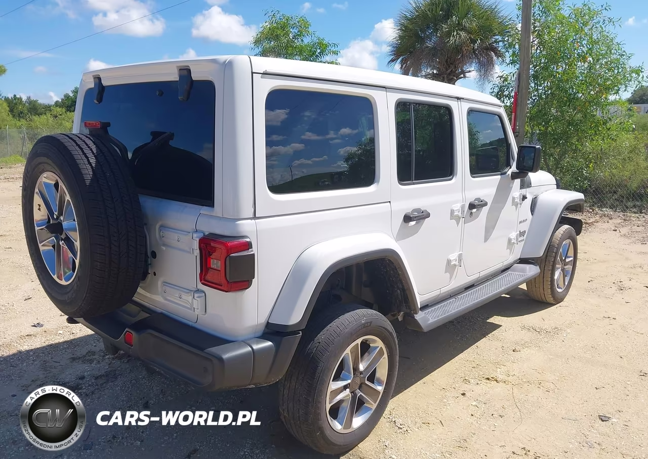 2020 Jeep Wrangler Unlimited Sahara 4X4 VIN:1C4HJXEN8LW128825 - 4