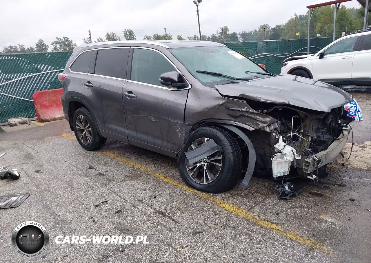 2016 Toyota Highlander Xle V6 VIN:5TDJKRFH7GS310489 - 1