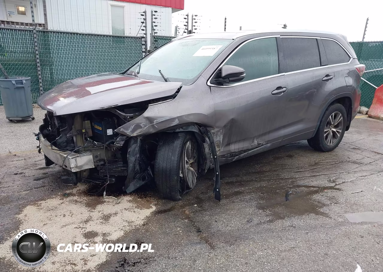 2016 Toyota Highlander Xle V6 VIN:5TDJKRFH7GS310489 - 2
