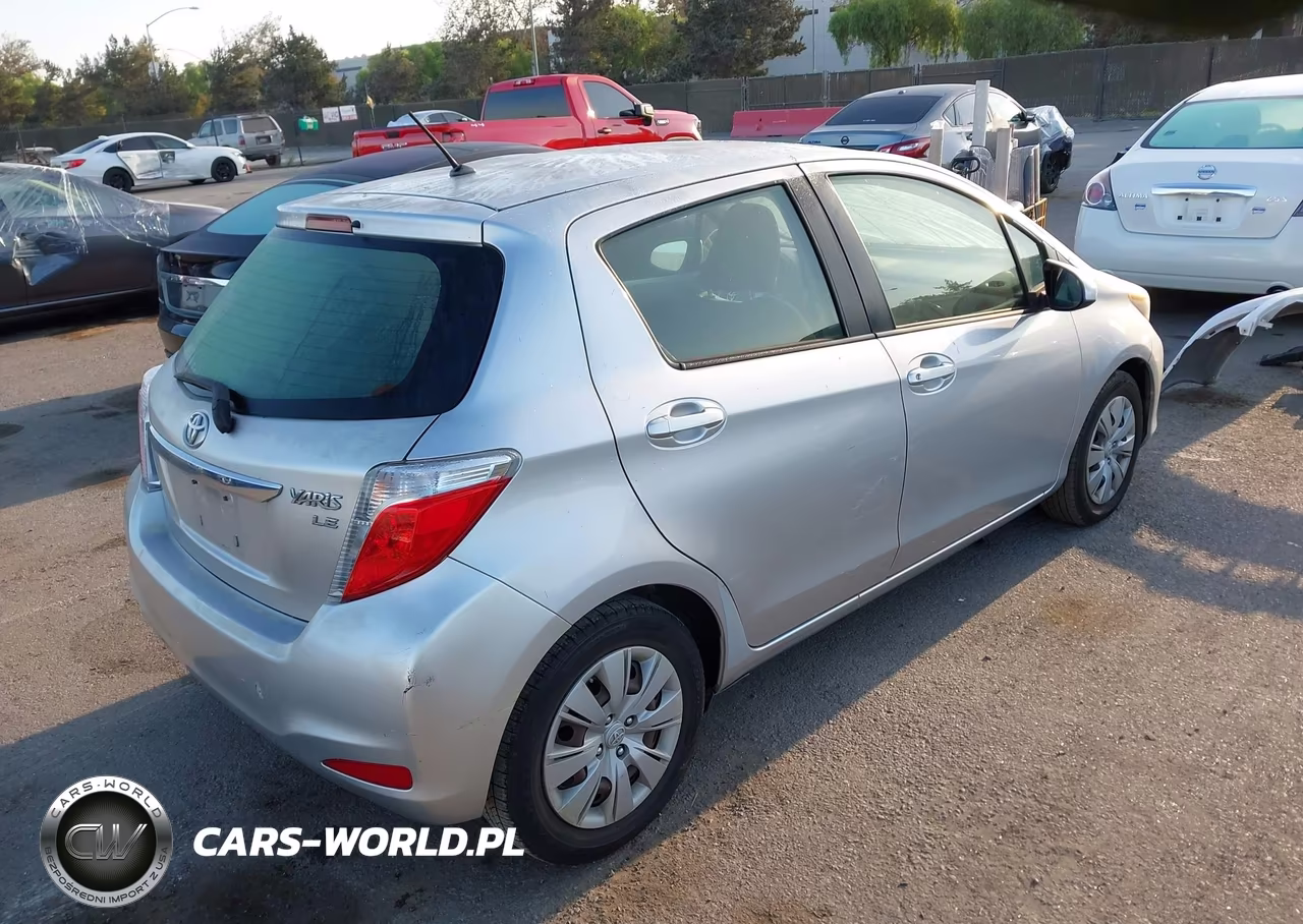 2013 Toyota Yaris Le VIN:JTDKTUD38DD547270 - 4