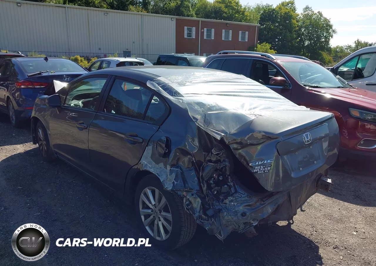 2012 Honda Civic Ex VIN:19XFB2F8XCE006400 - 3