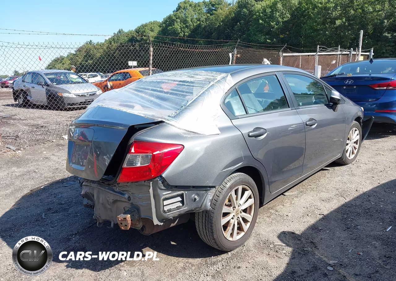 2012 Honda Civic Ex VIN:19XFB2F8XCE006400 - 4