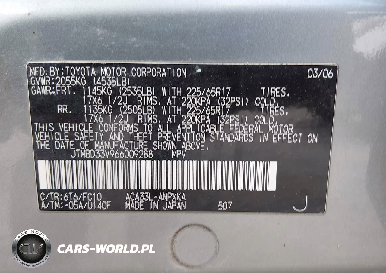 2006 Toyota Rav4 VIN:JTMBD33V966009288 - 9