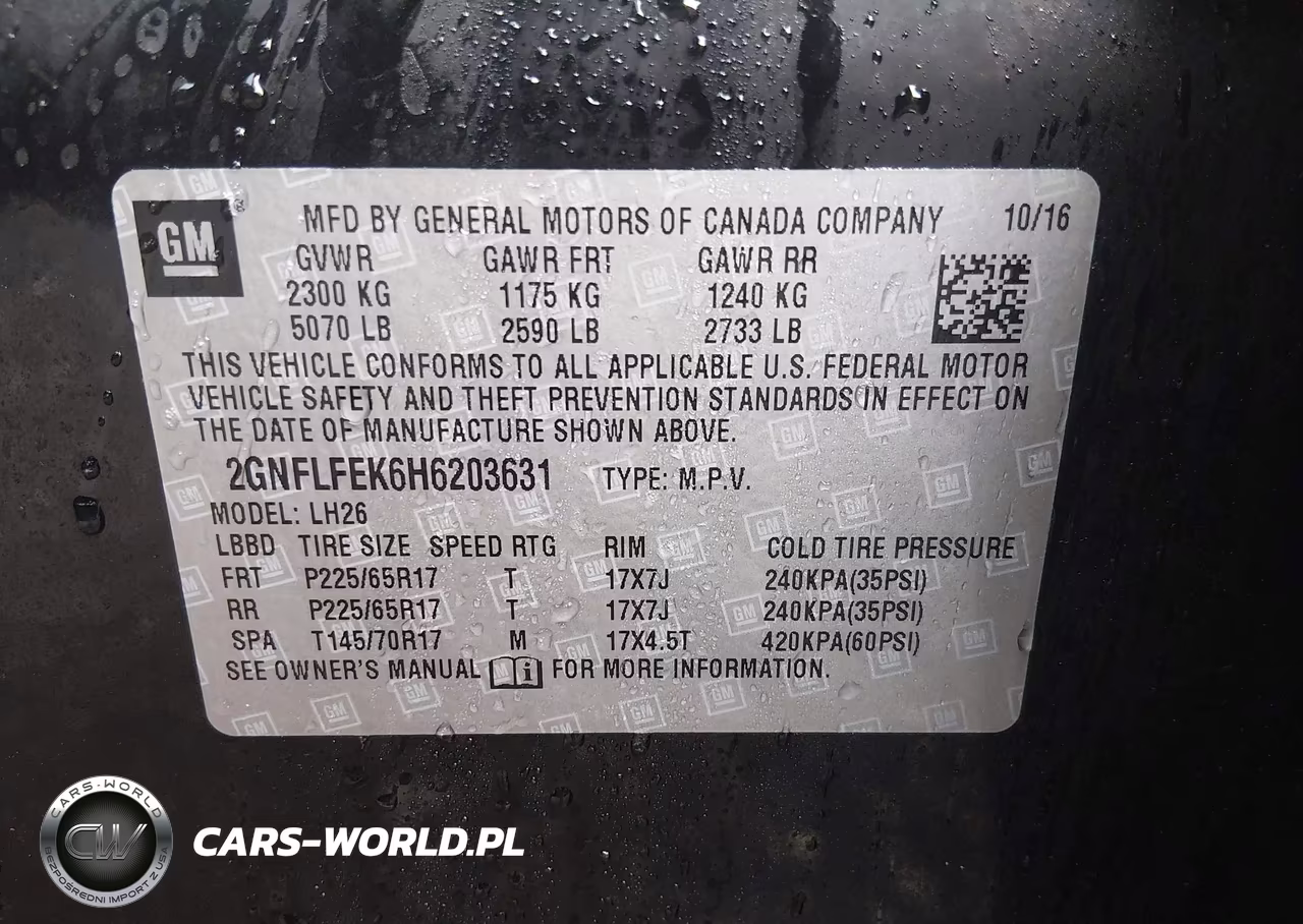 2017 Chevrolet Equinox Lt VIN:2GNFLFEK6H6203631 - 9