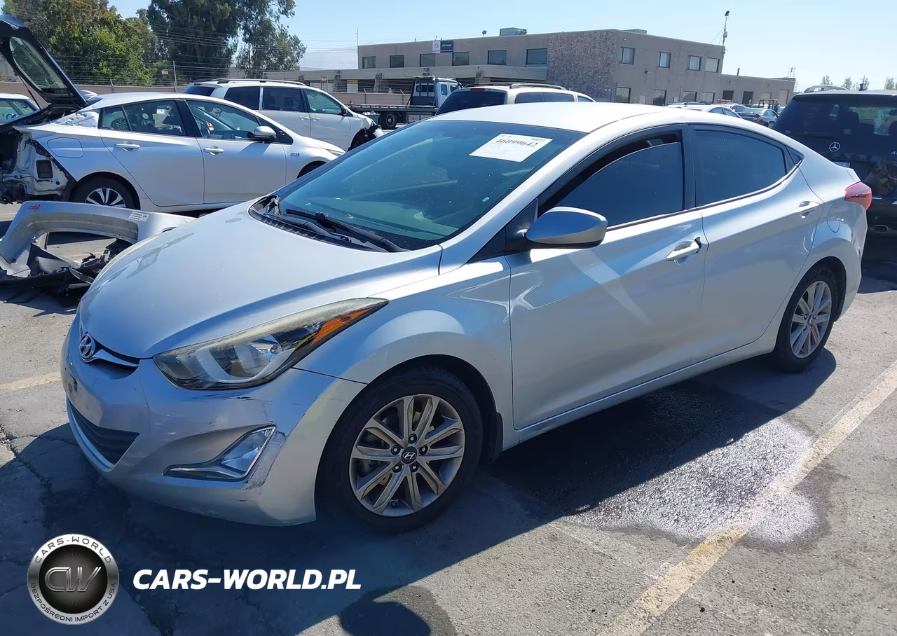 2015 Hyundai Elantra Se VIN:5NPDH4AE7FH627219 - 2