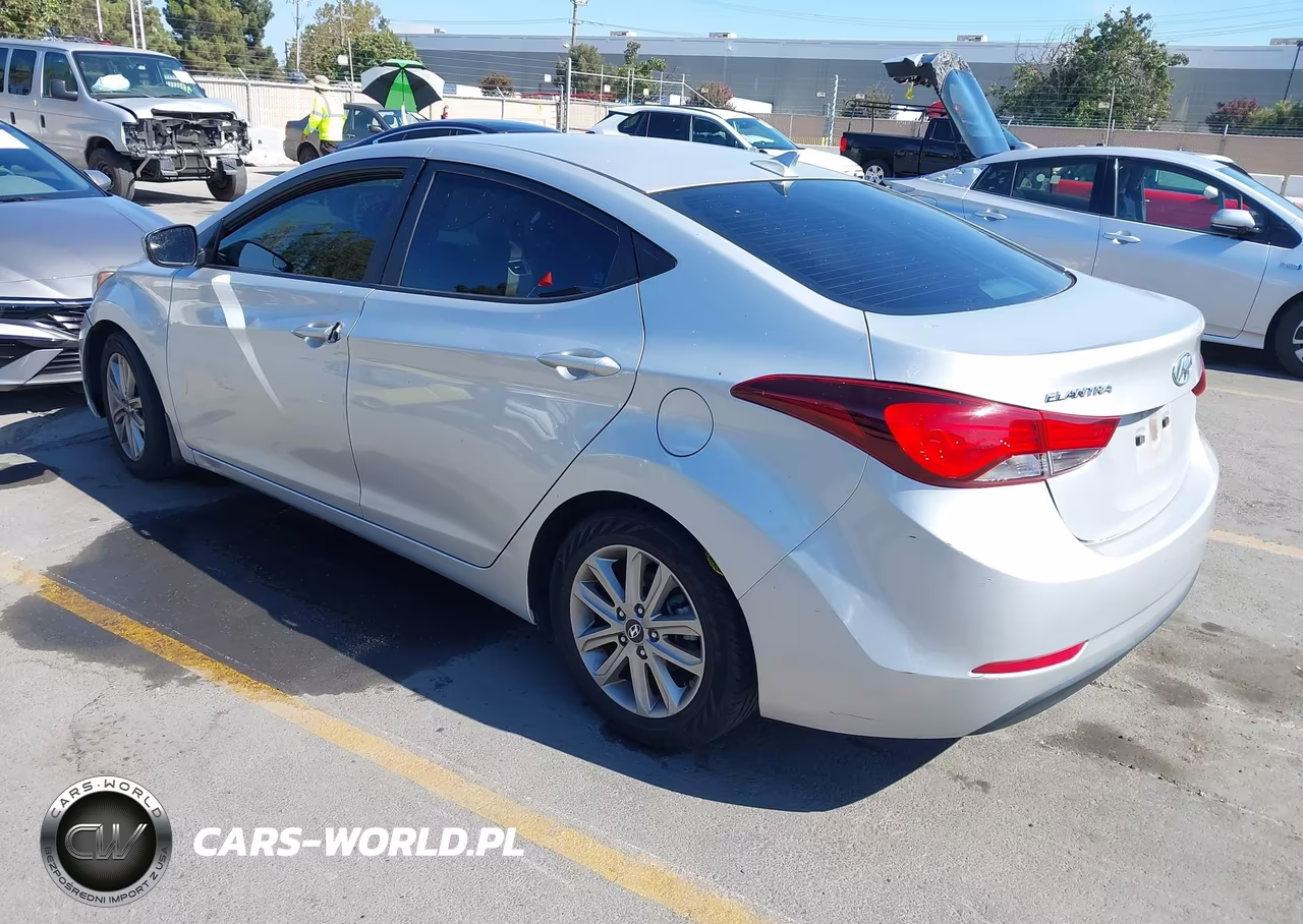 2015 Hyundai Elantra Se VIN:5NPDH4AE7FH627219 - 3