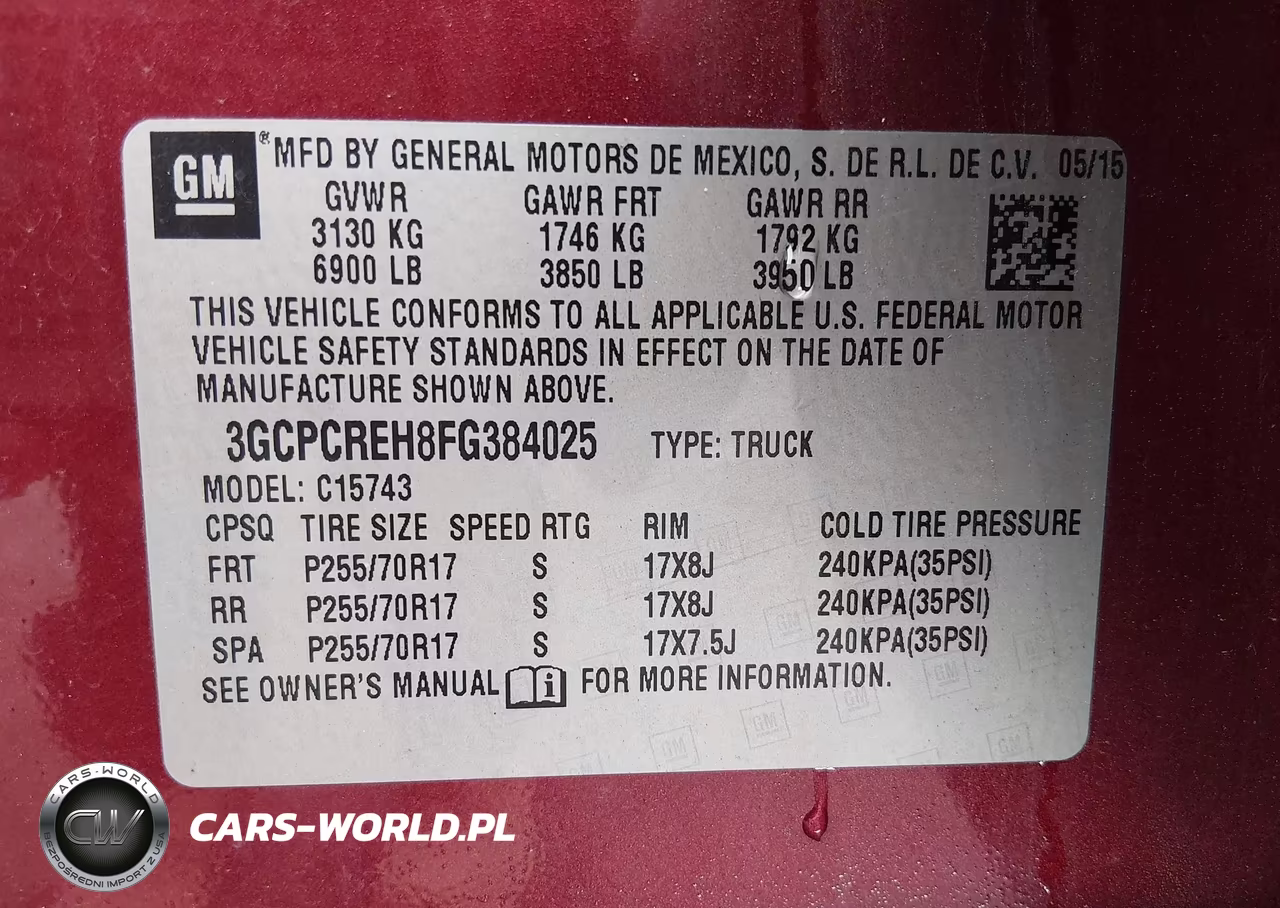 2015 Chevrolet Silverado 1500 1Lt VIN:3GCPCREH8FG384025 - 9