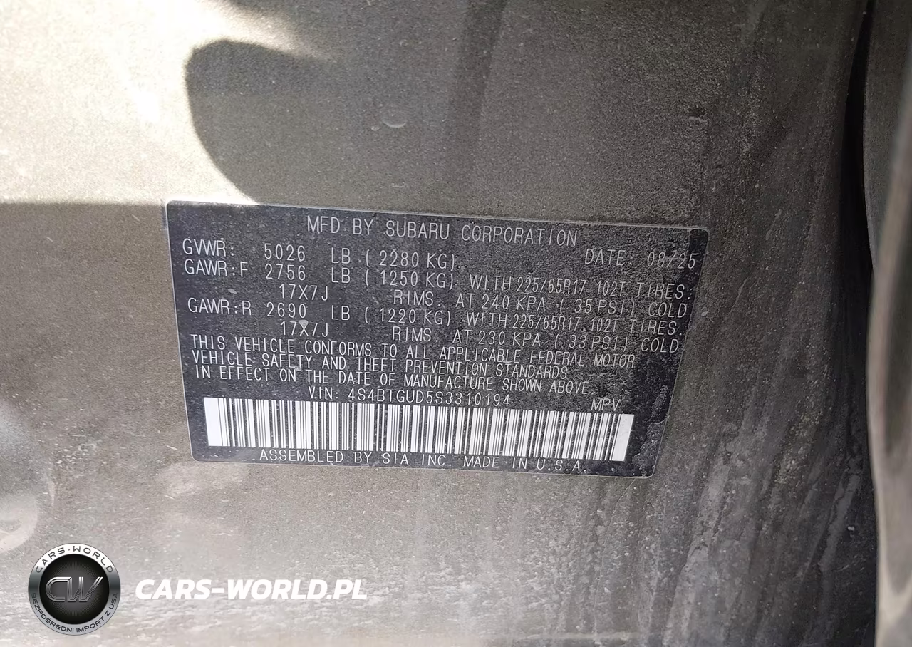 2025 Subaru Outback Wilderness VIN:4S4BTGUD5S3310194 - 9