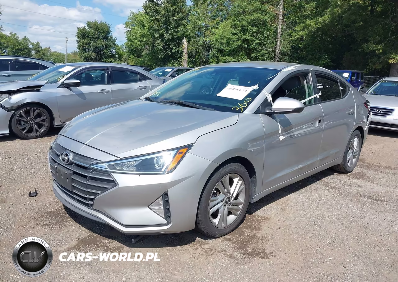 2020 Hyundai Elantra Sel VIN:5NPD84LF7LH586396 - 2